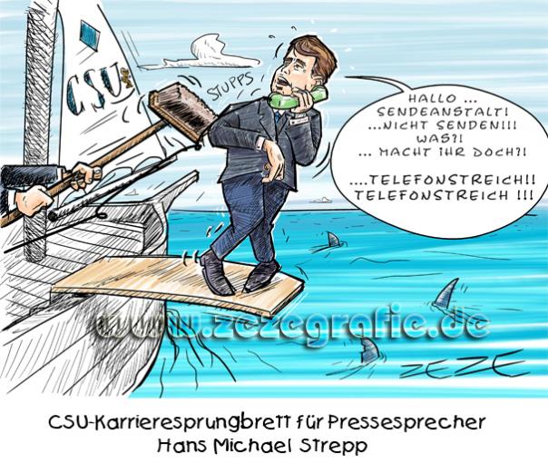 pressesprecher csu strepp heute zdf planke drängen telefon absturz