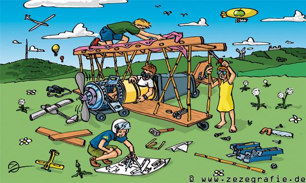 Suchbild Flugzeugbau 