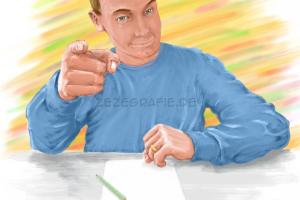 illustration portrait zeigen 