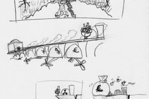 skizze-karikatur-atomkraft-technologie-gefahr