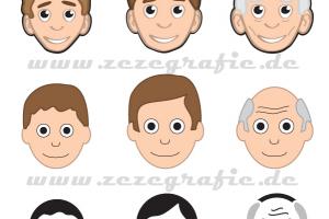 illustration entwürfe erklärfilm junge mann rentner