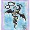 illustration asklepios dragon symbol stab schlange drache